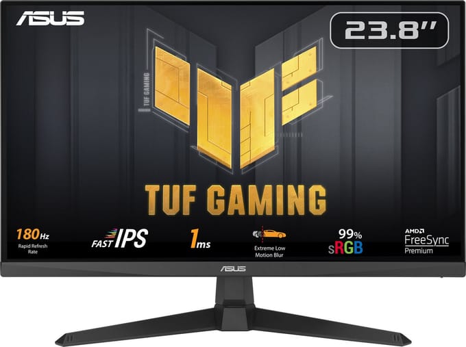 ASUS TUF Gaming VG249Q3A computermonitor 60,5 cm Full HD 1920 x 1080 pixels LCD zwart
