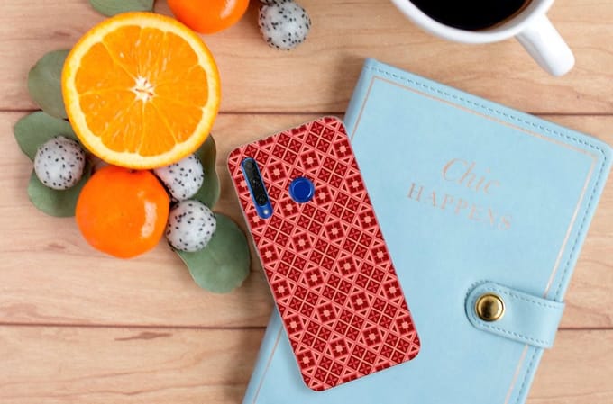 Honor 20 Lite TPU bumper Batik Rood