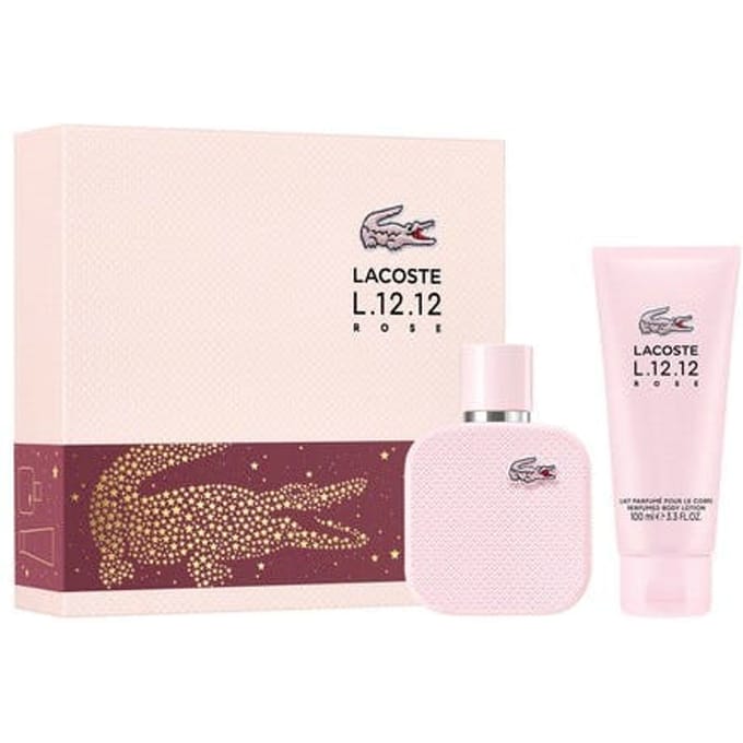 Lacoste L.12.12 Rose EDP Gift Set 50 ml + 100 ml