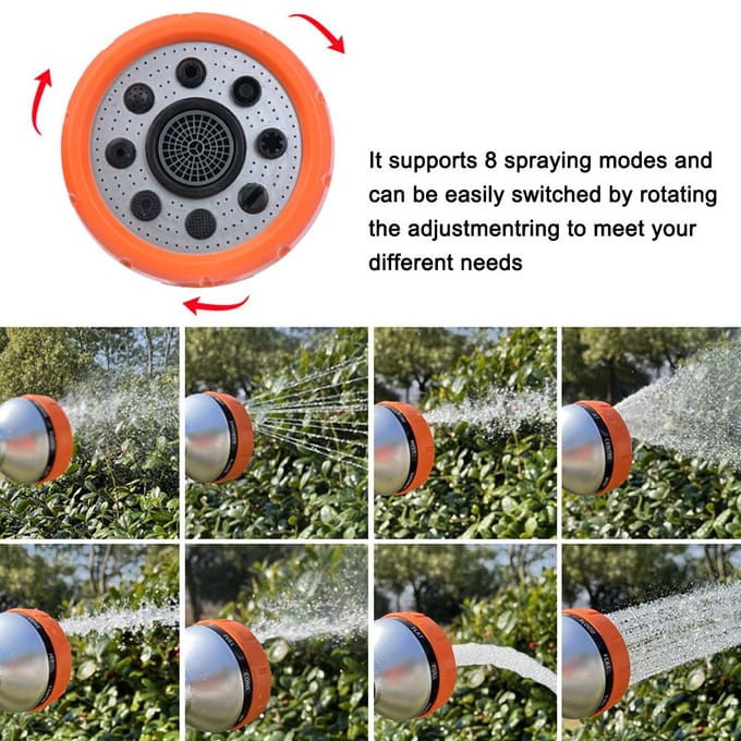 Auto Waterwasser Hogedrukslang Schuimsproeier Schuimsproeier Zeepdispenser Tuinbewateringsgereedschap black