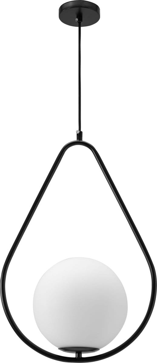 Toolight App938-1Cp Hanglamp Zwart 47X34X61Cm