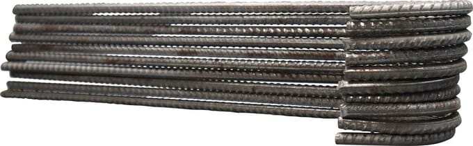 10x Grondanker staal 8mm 40cm.