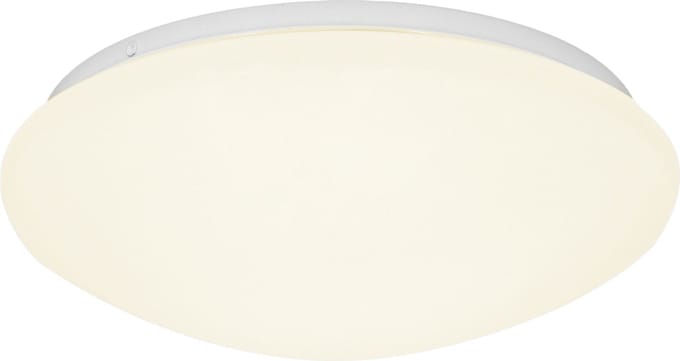 LED Plafondlamp - Velvalux - 12W 1300lm - Natuurlijk Wit 4000K - Spatwaterdicht IP44 - Opbouw - Rond - Wit