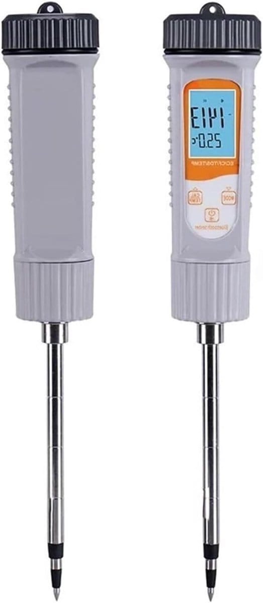 Bodemtester 4-in-1 - Bodemvoeding Analysator - Planten Verzorgen - Bluetooth Data Logger - 0-10000 ppm - Wit