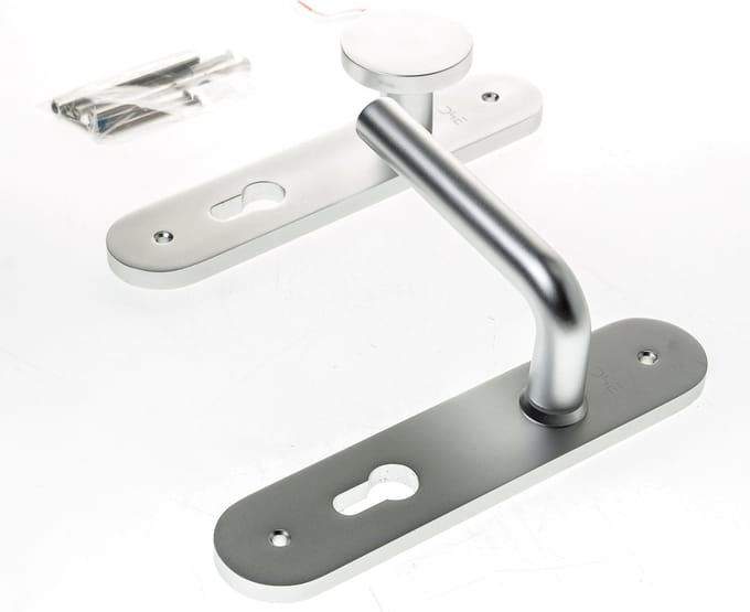 Knop-/krukgarn.alum.L-model F1 afger.PC72 LS