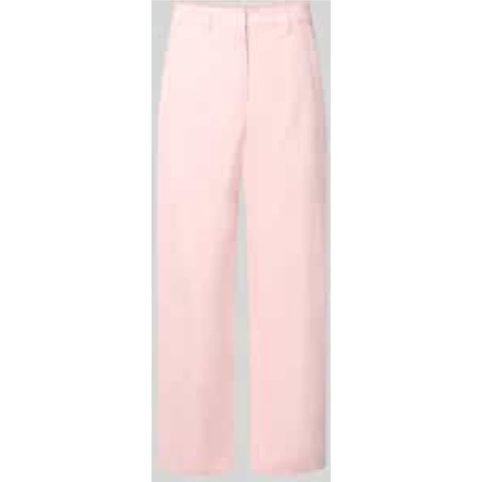 straight fit broek van katoenmix