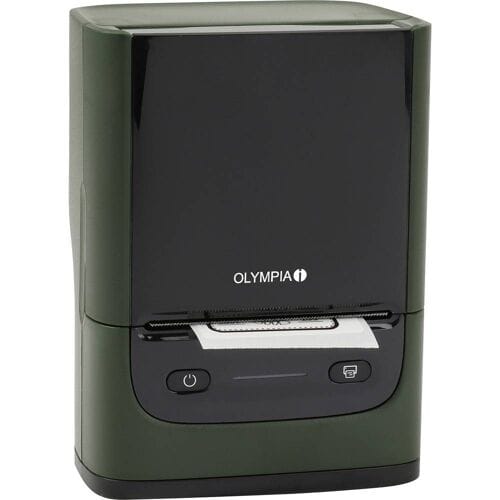 Olympia Thermische Label Printer P220 Wireless Groen - Incl. smartphone app - Bluetooth - USB - Incl. etiketten - Thuis | Kantoor | Hobby