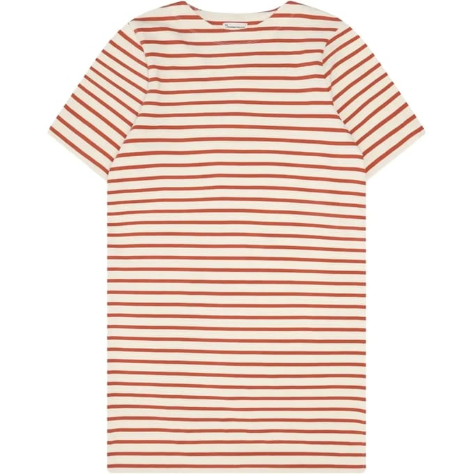 Gestreepte t-shirtjurk voor dames KnowledgeCotton Apparel