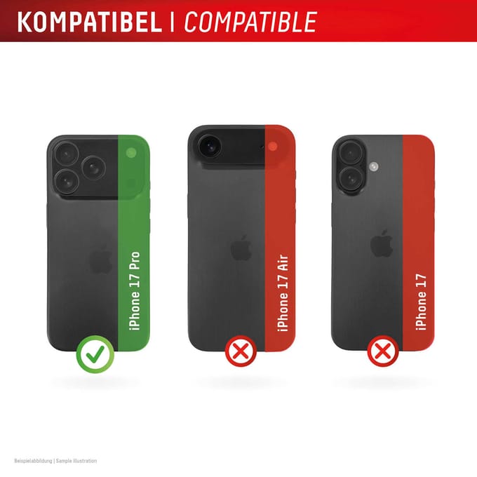 Displex CamGlass All-In-One Camera Protector geschikt voor Apple iPhone 17 Pro