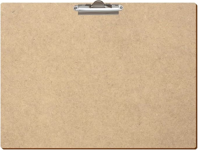 Klembord voor A3, A4, A5, A6 - Stabiel en Robuust Clipboard van HDF