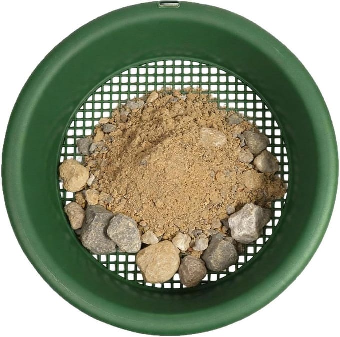 Rots Zeef - Grond Zeef - Tuinieren Compost - Roestvrij Gaas - 30 cm - Groen