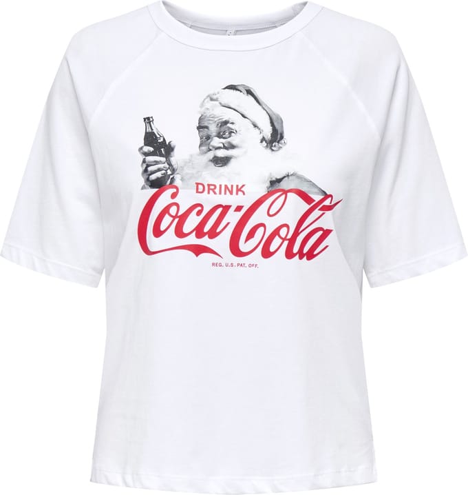 ONLY CARMAKOMA - CARCOCA COLA XMAS S/S TOP JRS - Dames - T-shirts