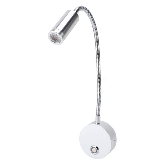 Lampe de lecture à intensité variable pour camping-car, 3 couleurs de température, lampe de chevet flexible à col de cygne avec port USB noir