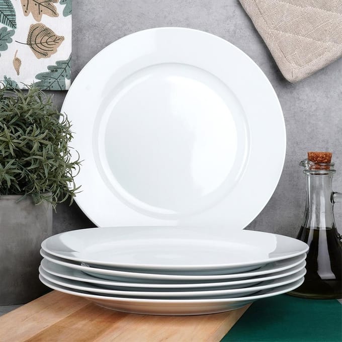 Dinerbord Porselein MONA 27 cm 6 stuks - Borden - Bord