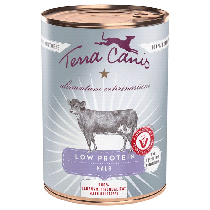 Terra Canis Alimentum Veterinarium Low Protein 6 x 400 g - Kalf