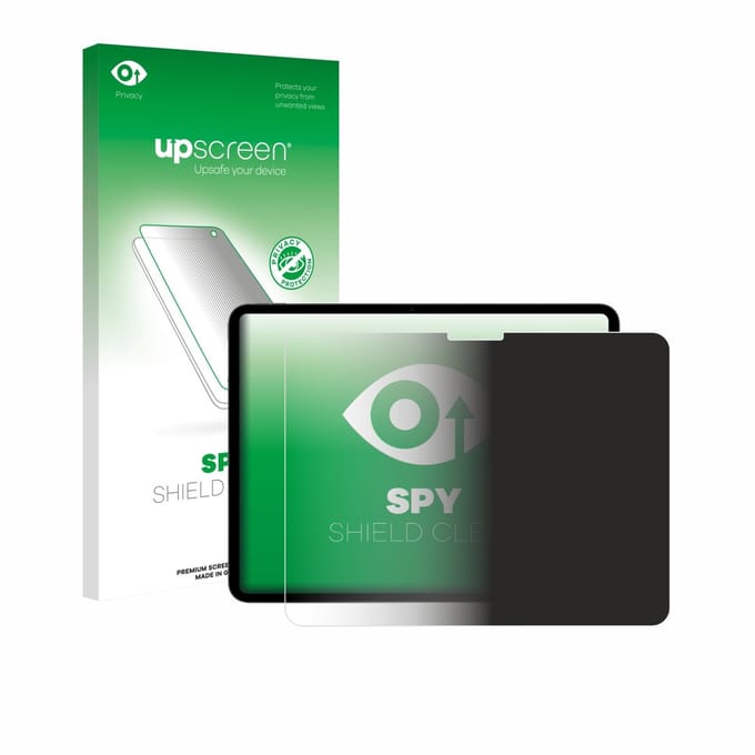 upscreen - privacy screenprotector voor Apple iPad Pro 13" 2025 (Landschapsmodus) - Folie Beschermfolie Blauwlichtfilter