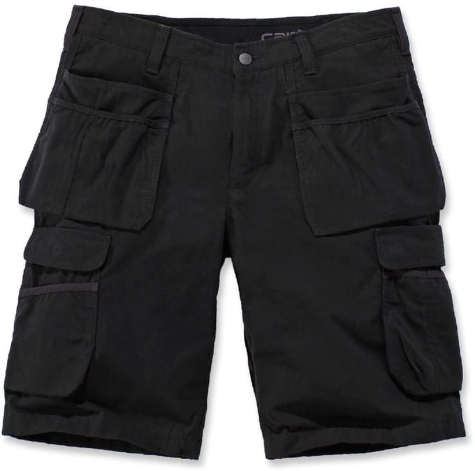 Carhartt Heren-short Steel Multipocket-short Zwart