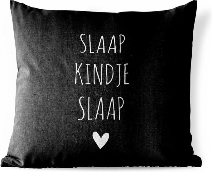 Tuinkussen - Quotes - Slaap kindje slaap - Spreuken - 40x40 cm - Weerbestendig