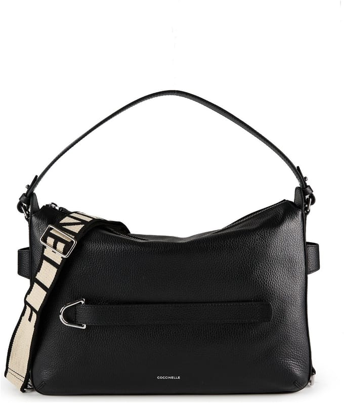 Coccinelle Gretel Schoudertas Leder 40 cm - Dames - noir