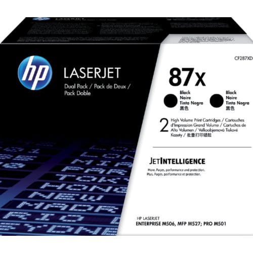 Tonercartridge hp cf287xd 87x zwart 2x