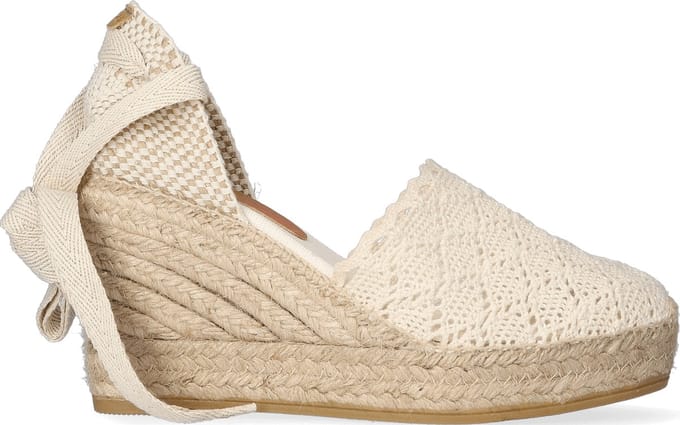 Toni Pons Martina Dames Espadrilles Cru |  Wit | Textiel | Maat 42