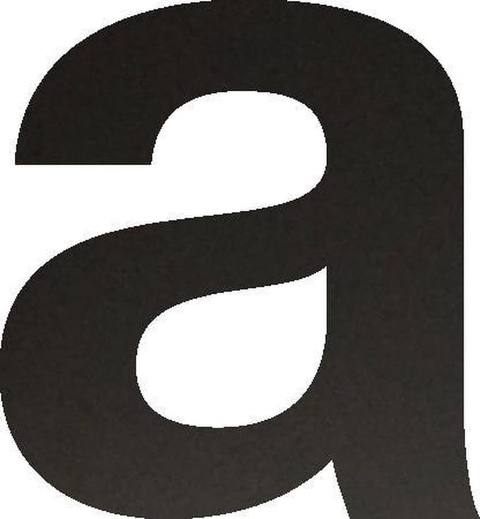 Huisnummer 17 cm - Letter a - Mat Zwart