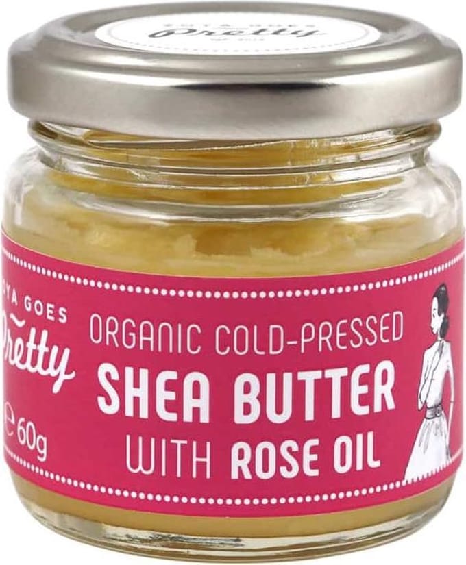 Organic Cold Pressed Shea Butter met Rose Oil - 60 gram