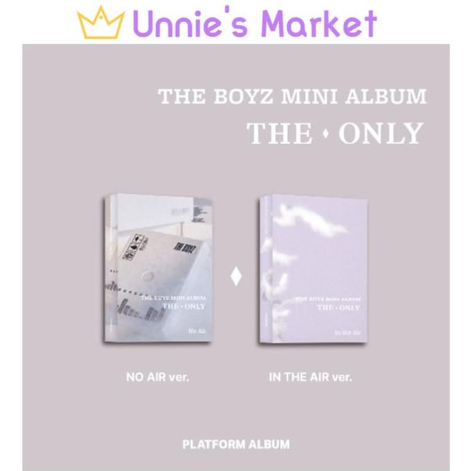 THE BOYZ - LA SEULE version de plate-forme. (PAS D'AIR. / DANS L'AIR Ver.) RANDOM white