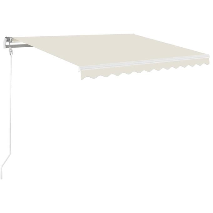 vidaXL - Luifel - automatisch - uittrekbaar - 350x250 - cm - crèmekleurig