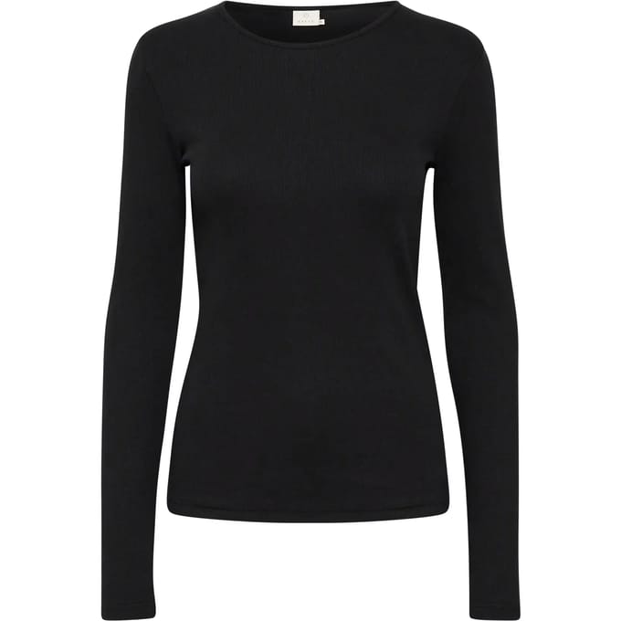 Dames-T-shirt met lange mouwen KAFFE Carna