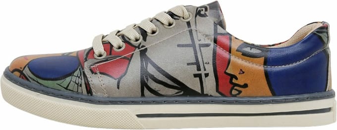 DOGO Dames Sneakers - Cubic Faces 38