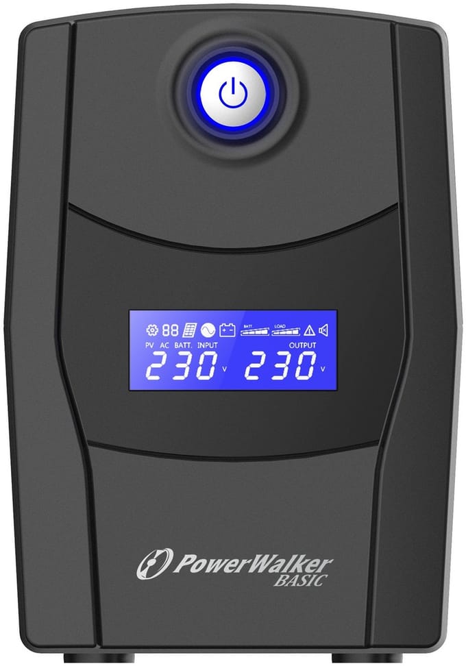 BlueWalker 10121078 - PowerWalker Basic VI STL - 600VA/360W - Line Interactive UPS