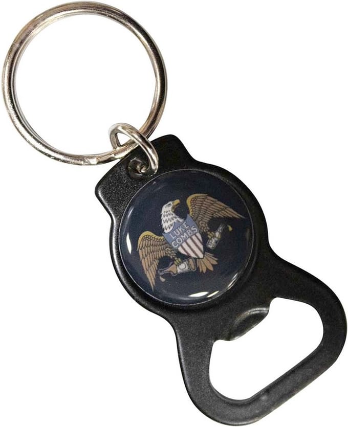 Luke Combs - Tour '23 Eagle Sleutelhanger - Zwart