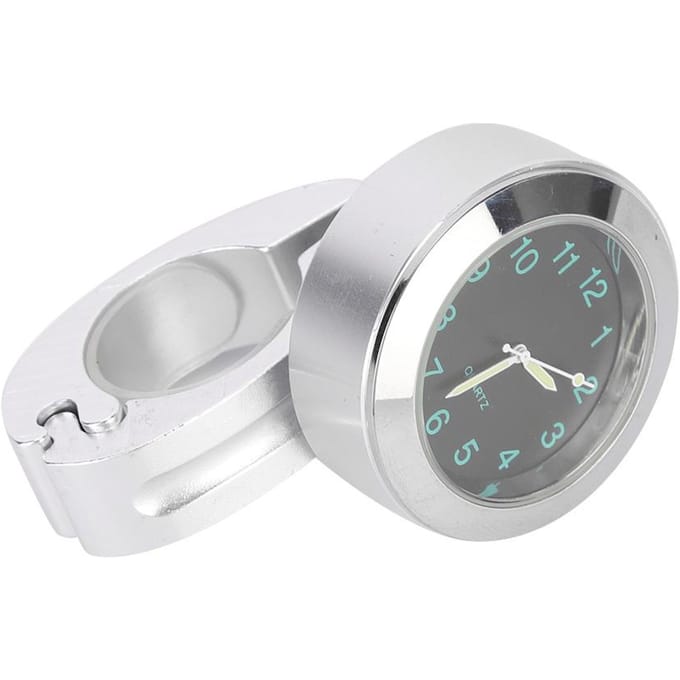 Montre-bracelet étanche et résistante aux chocs pour guidon de moto gray