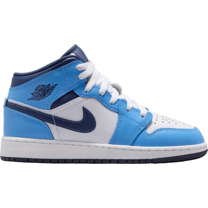 Jordan Air 1 Mid Junior - Blauw - Kind, Blauw 39