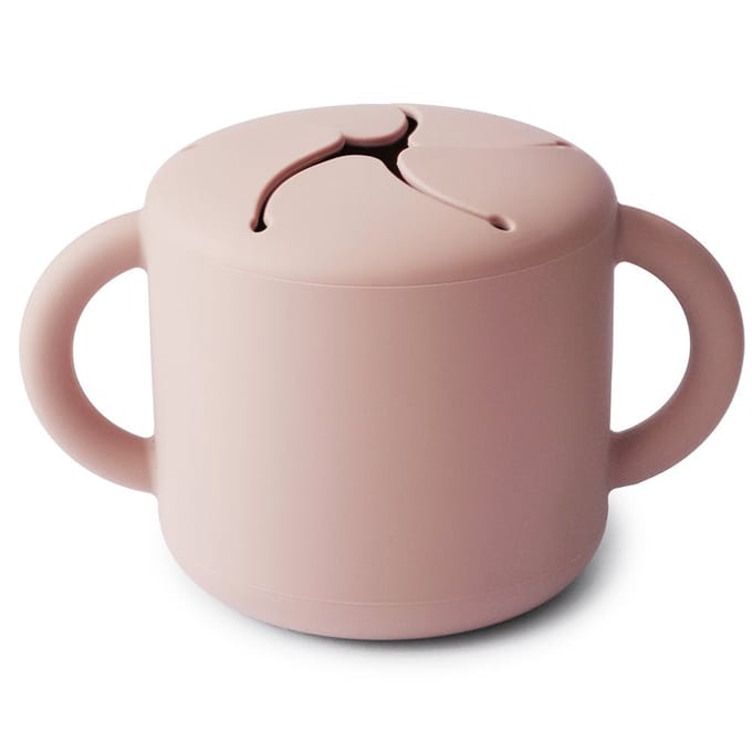 Mushie Snackbeker Blush