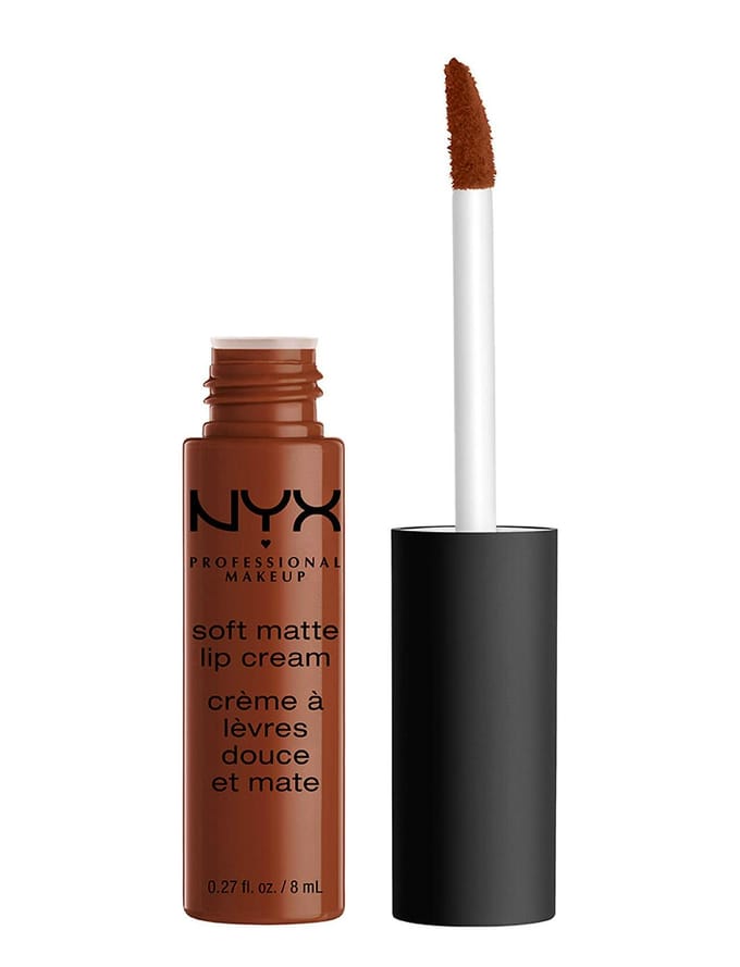 Nyx Professional Makeup Soft Matte Lip Cream - Berlin - Matte lippenstift, lippenbalsemtextuur - Bruin