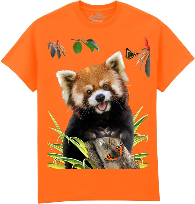 Rode Panda Lesser Red Panda The Coloured House T-shirt M