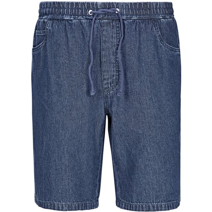 Jan Vanderstorm herren Shorts Zonder Sluiting - 62 - blauw - Plus Size