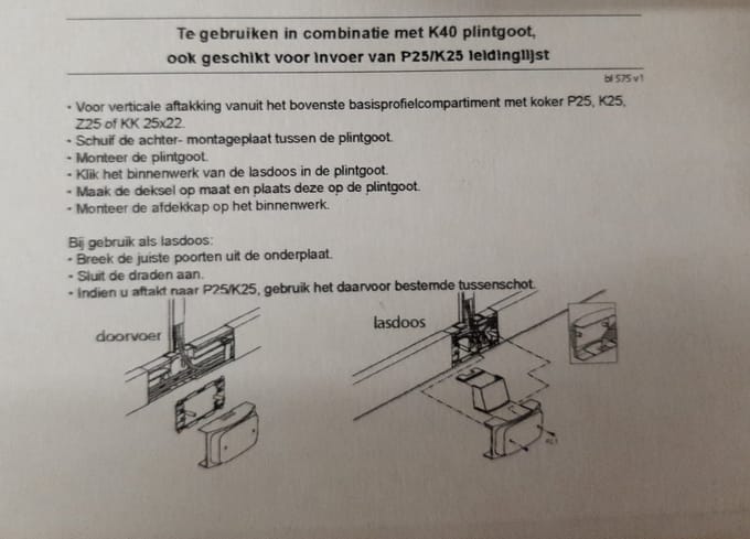 Etm k40 aftakstuk p25 pw