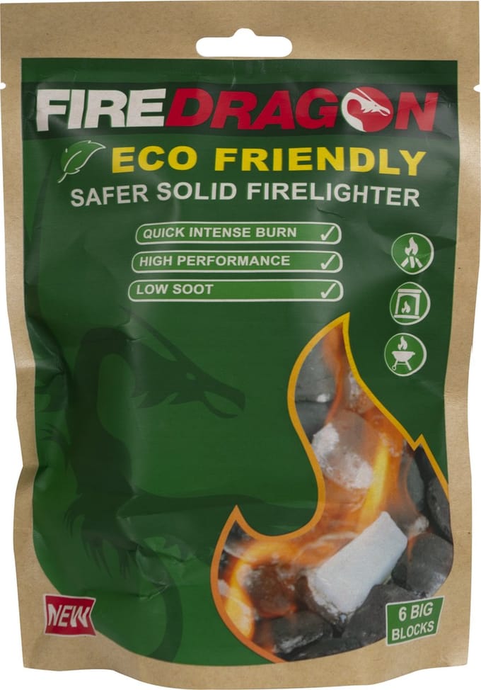 Fire Dragon Brandstof - Solid fuel - Waterproof - 6 Stuks
