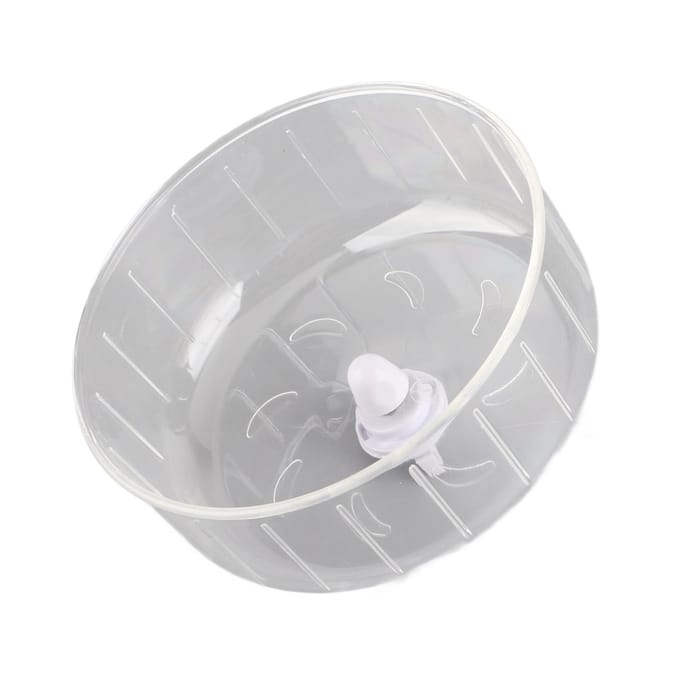 Roue de Hamster 6,7 Pouces Silencieuse Transparente Roue de Course Jouet pour Petits Animaux Ours Doré gray