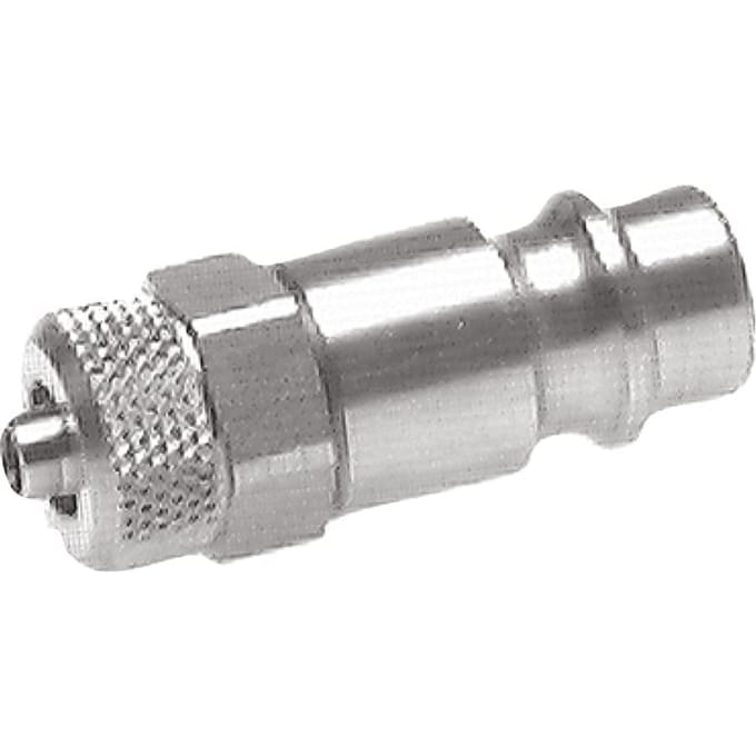Vernikkeld Messing DN 7.2 (Euro) Luchtkoppeling Insteeknippel 8x10 mm Push-On [2 Stuks]