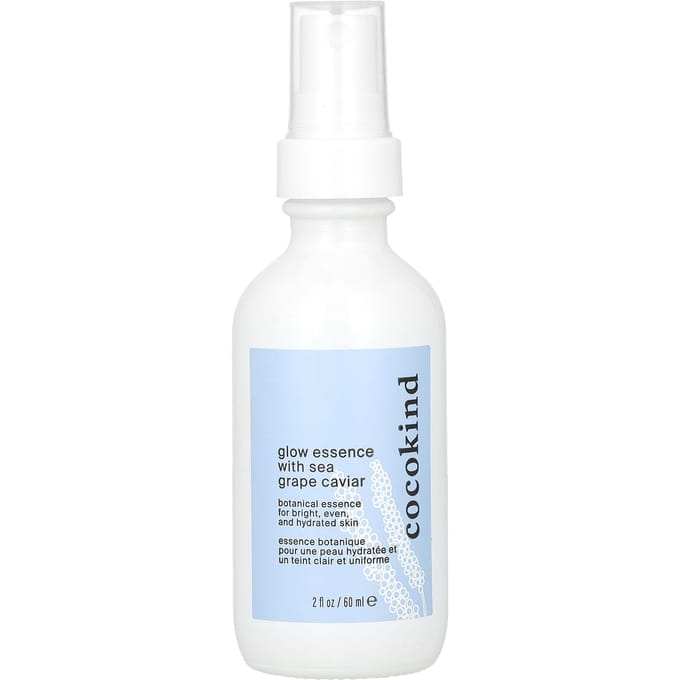 Cocokind, Glow Essence, met Zeewier Kaviaar, 2 fl oz (60 ml) white
