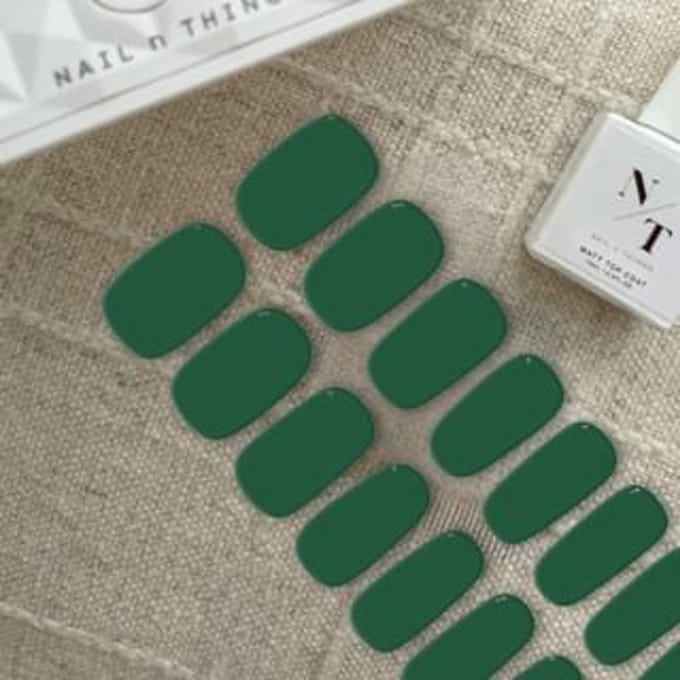 NAIL n THINGS - Semi-Cured Nail Wraps LN020 - Summer Jade