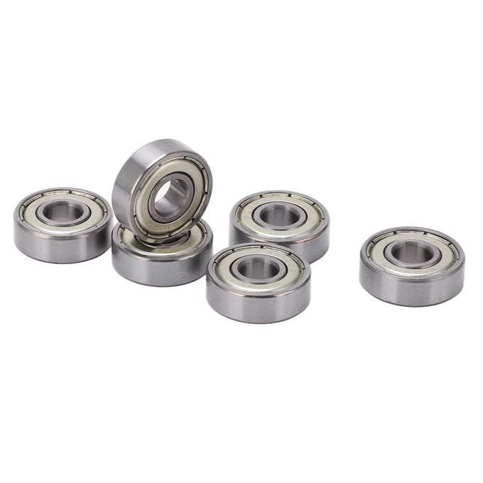 8 STKS 608 Skeeler Lagers Snel Soepel Lage Wrijving Lagers Skateboard Koolstofstaal Roller gray