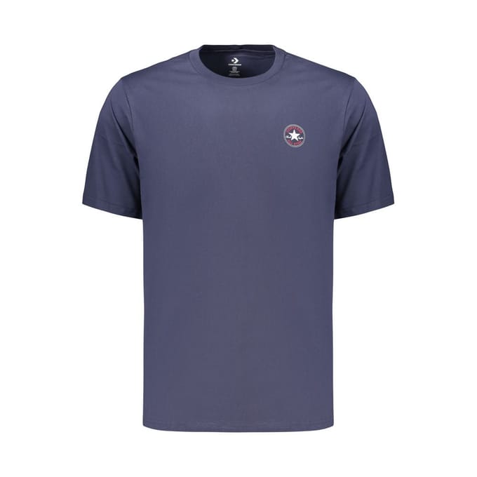 Converse Blauwe Katoenen Heren T-shirt