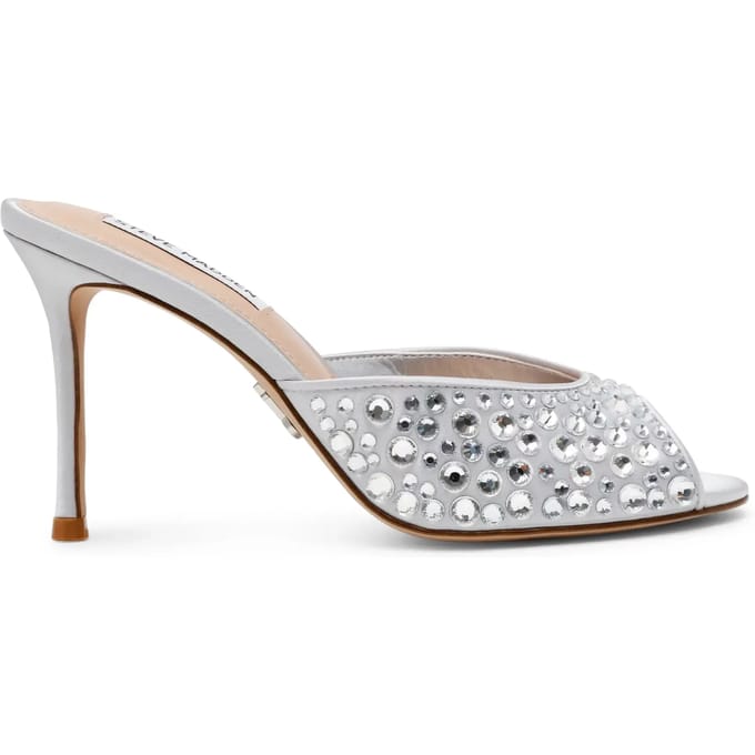 Steve Madden Rollout-r Sandals Silver Stones Größe: 37 | Pumps Outlet | Damen | Grau