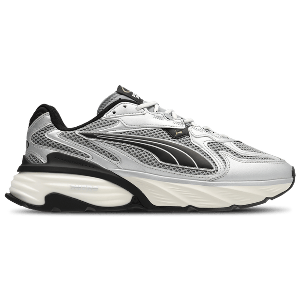 Puma Fade Sneakers Heren - Zilver - Maat 44.5 - Mesh/Synthetisch