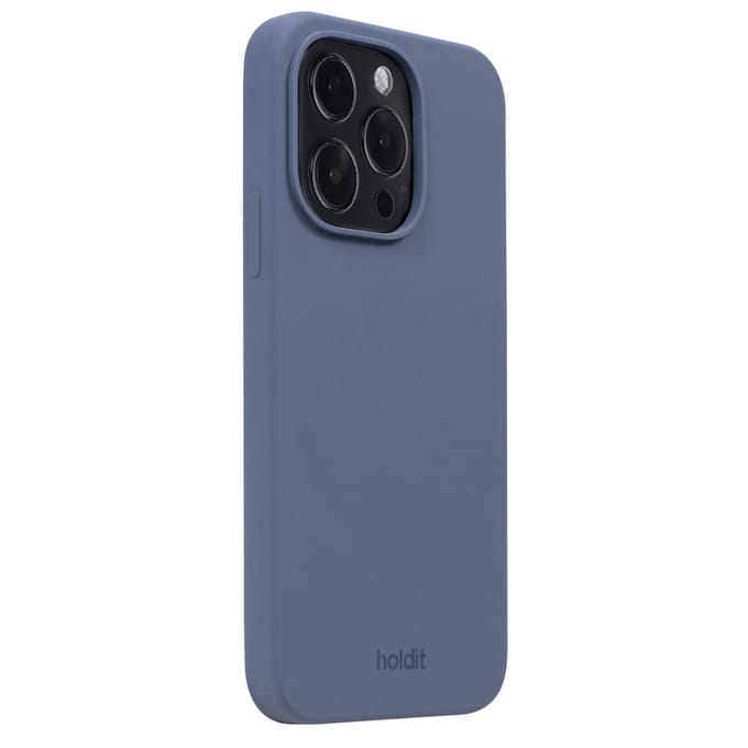 Holdit Silicone Case geschikt voor Apple iPhone 15 Pro - Pacific Blue